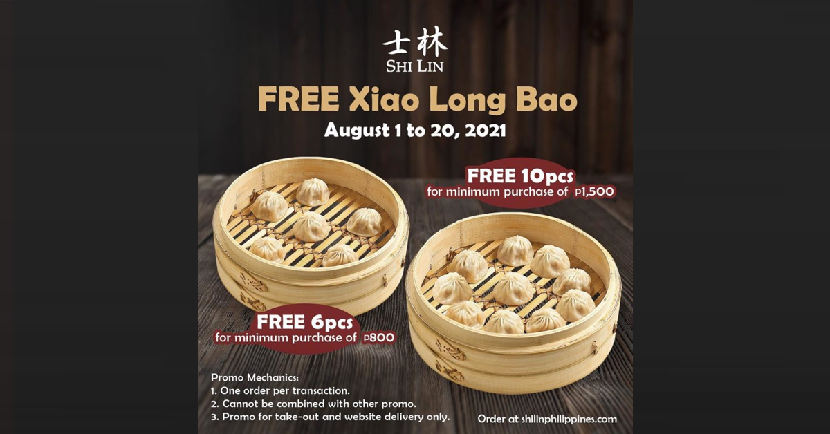 SHI LIN FREE Xiao Long Bao Promo Manila On Sale