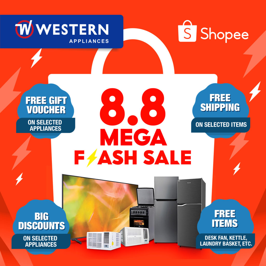 Western Appliances – Shopee 8.8 Mega Flash Sale | Manila On Sale