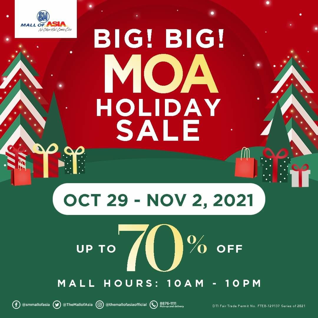 SM Mall of Asia BIG BIG Holiday Sale Manila On Sale