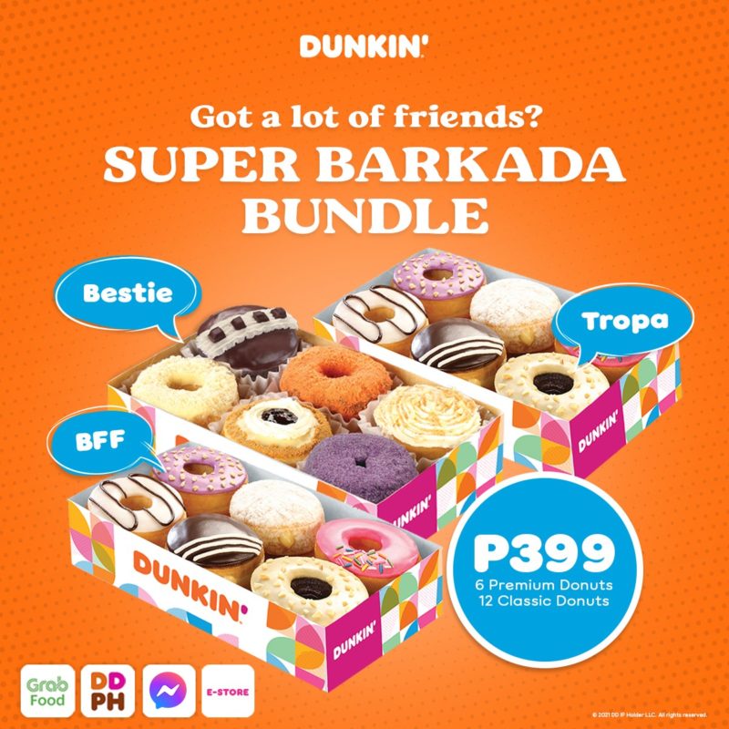 Dunkin’ Super Barkada Bundle Manila On Sale