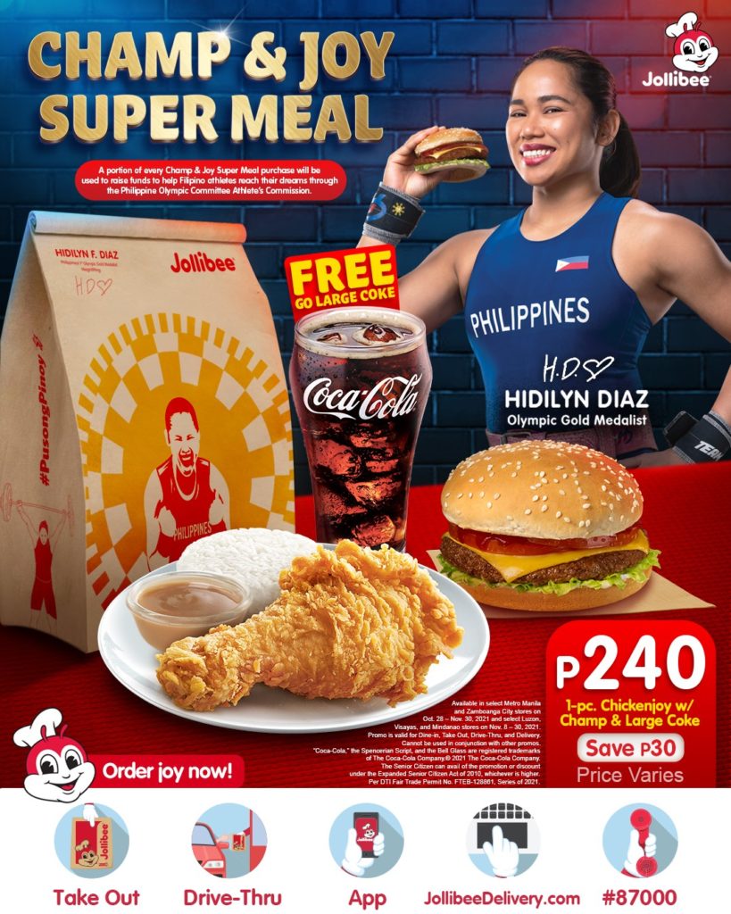 Jollibee Champ & Joy Super Meal Promo Manila On Sale
