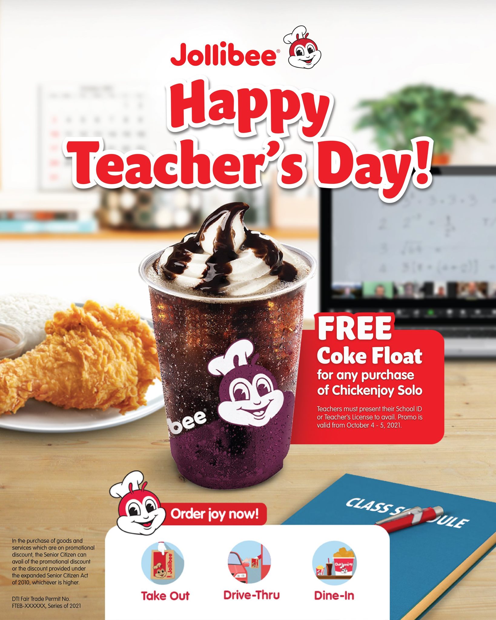 Jollibee Happy Teacher s Day Promo Manila On Sale Jollibee Happy Teacher s Day Promo Manila On Sale