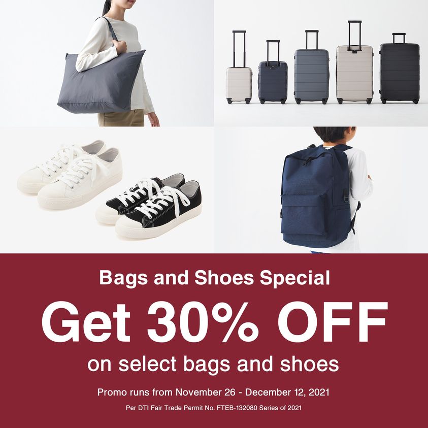 MUJI Bags and Shoes Special Sale Manila On Sale