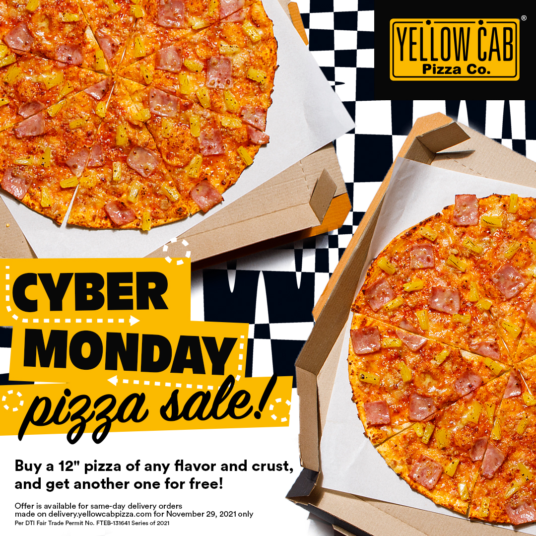 Yellow Cab Cyber Monday Pizza Sale Manila On Sale
