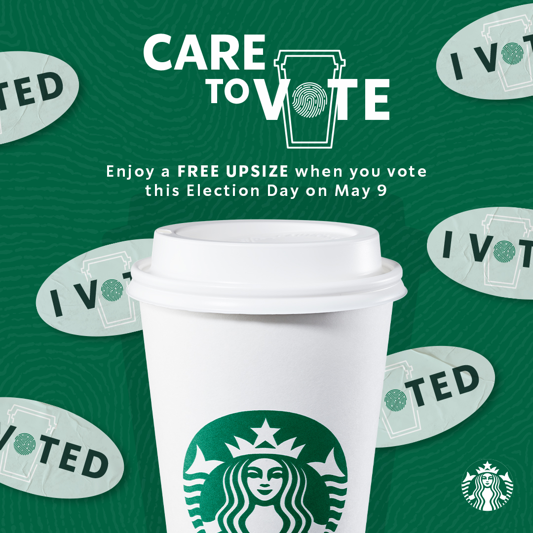 Starbucks – FREE Handcrafted Beverage Upsize Voting Promo | Manila On Sale