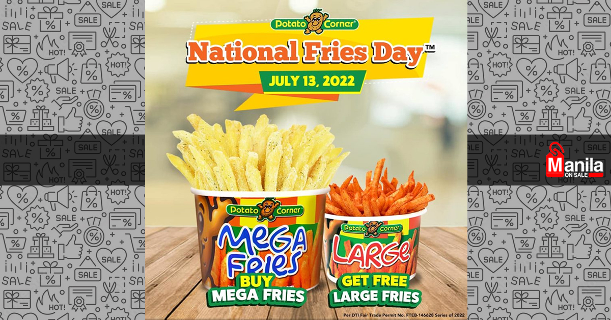 Potato Corner National Fries Day Promo Manila On Sale