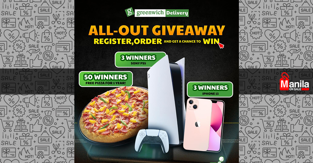 Greenwich AllOut Giveaway Manila On Sale