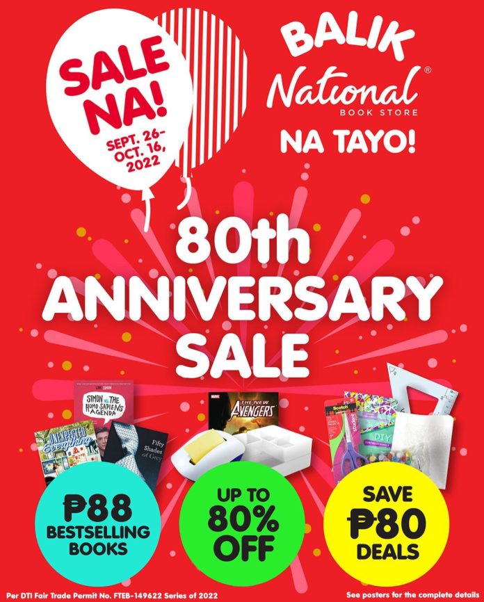 National Book Store 80th Anniversary Sale Manila On Sale