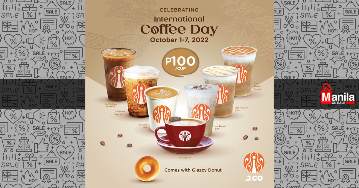 J.CO Donuts International Coffee Day Promo Manila On Sale