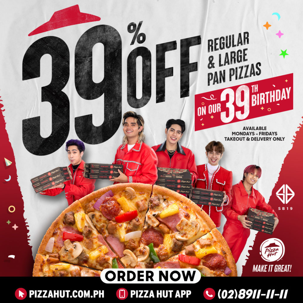 Pizza Hut 39th Birthday Promo Manila On Sale