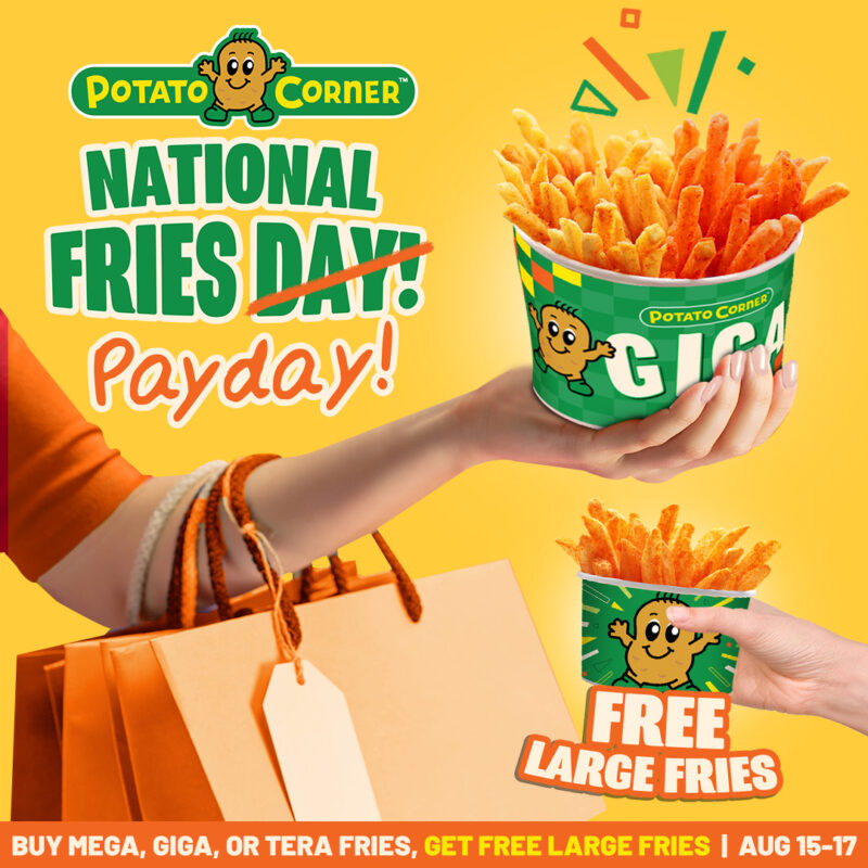 Flavorful Payday Treat with Potato Corner’s National Fries Payday